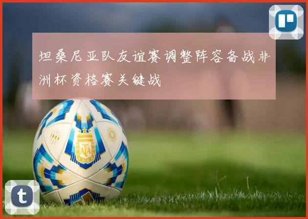 坦桑尼亚队友谊赛调整阵容备战非洲杯资格赛关键战